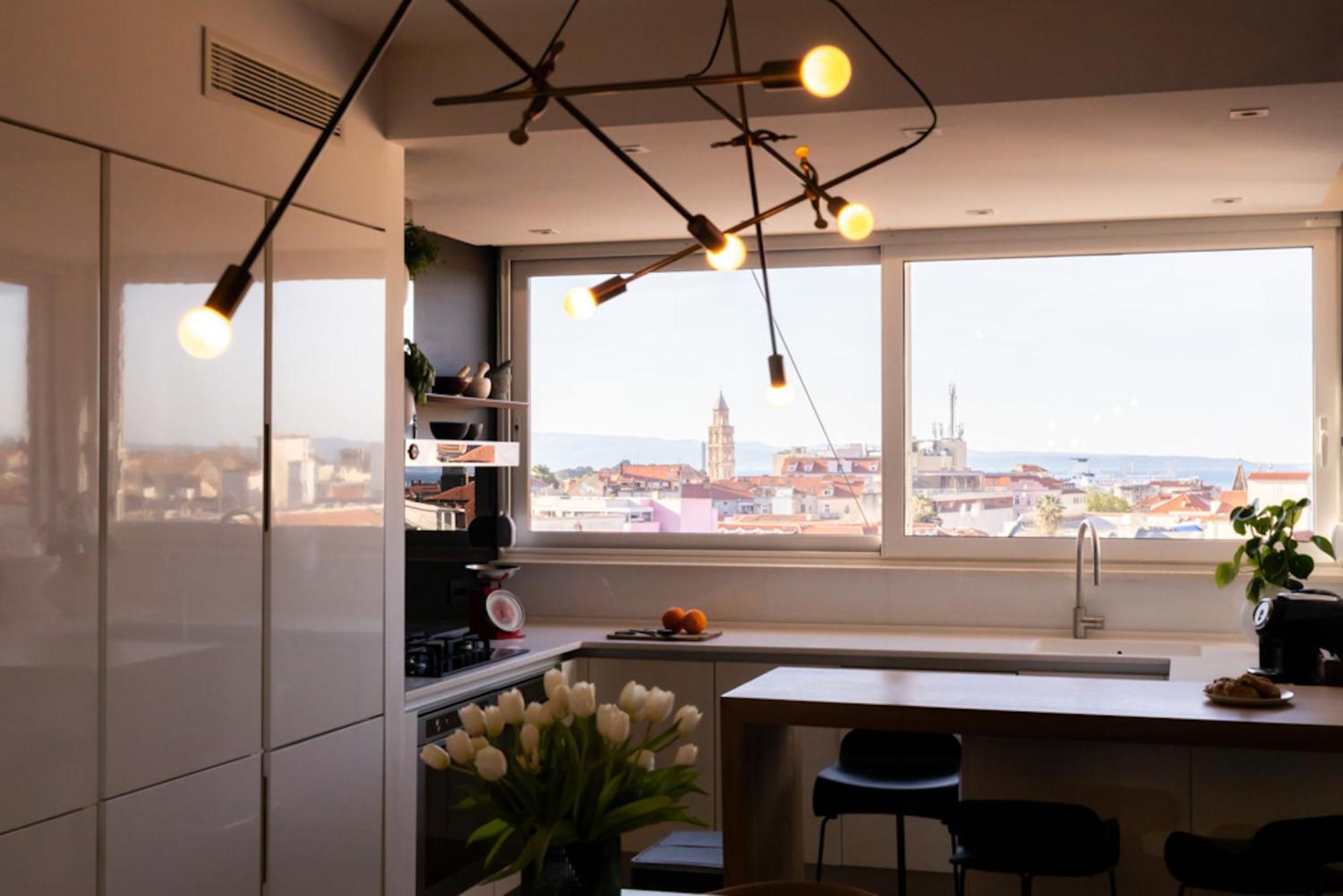 Ferienwohnung D'Art Penthouse Split Exterior foto