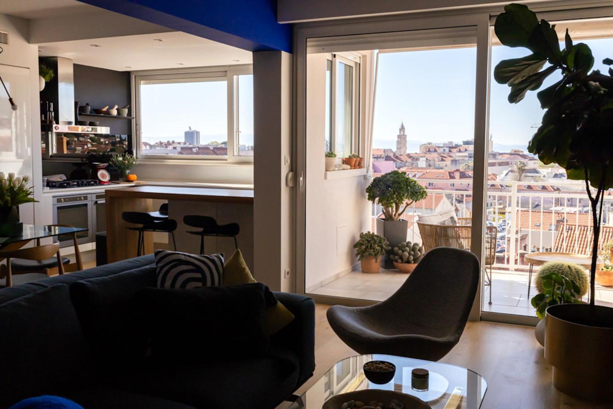 Ferienwohnung D'Art Penthouse Split Exterior foto